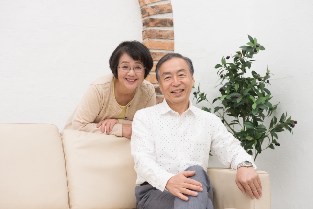 仲良しの老夫婦